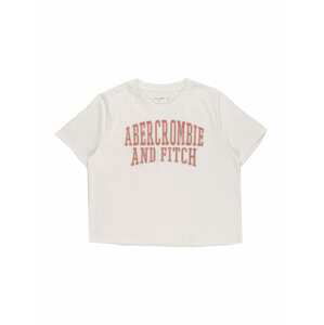 Abercrombie & Fitch Tričko 'READY FOR PLAY SPORTY'  červená / bílá