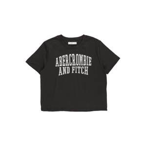 Abercrombie & Fitch Tričko 'READY FOR PLAY'  černá / bílá