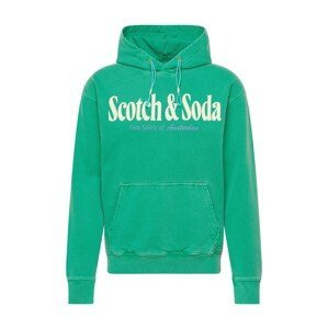 SCOTCH & SODA Mikina  krémová / chladná modrá / zelená