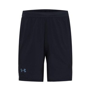 UNDER ARMOUR Sportovní kalhoty 'Launch'  světlemodrá / černá / bílá