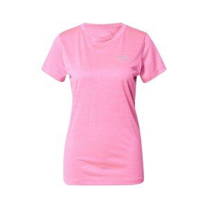 UNDER ARMOUR Funkční tričko  pink / stříbrně šedá