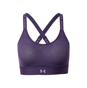 UNDER ARMOUR Sportovní podprsenka 'Infinity'  tmavě fialová / bílá