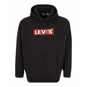 Levi's® Big & Tall Mikina  černá / červená / bílá