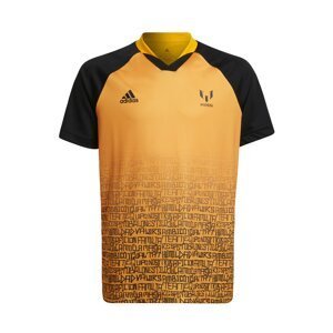 ADIDAS PERFORMANCE Funkční tričko 'Messi 10'  černá / žlutá