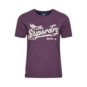 Superdry Tričko  bobule / bílá