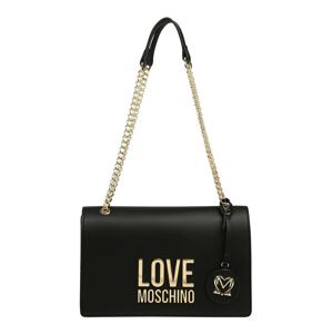 Love Moschino Taška přes rameno  černá / zlatá