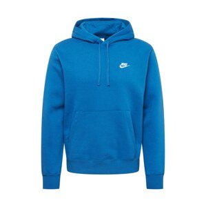 Nike Sportswear Mikina  tmavě modrá / bílá