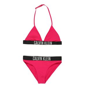 Calvin Klein Swimwear Bikiny  pink / černá / bílá