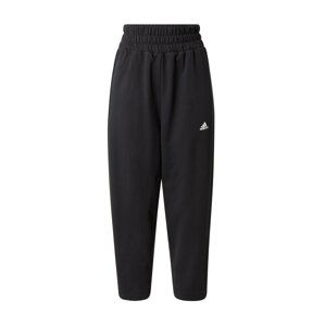 ADIDAS PERFORMANCE Sportovní kalhoty  černá / bílá