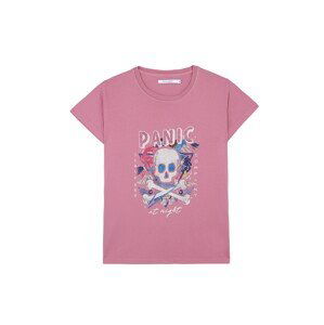 Scalpers Tričko 'Panic Tee'  cyclam / mix barev / pink