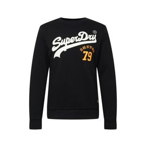 Superdry Sportovní mikina  oranžová / černá / bílá