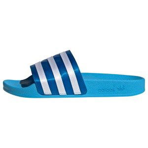 ADIDAS ORIGINALS Pantofle 'Adilette'  modrá / bílá