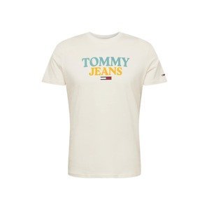 Tommy Jeans Tričko  námořnická modř / tyrkysová / kari / červená / offwhite