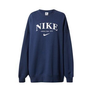 Nike Sportswear Mikina  námořnická modř / bílá