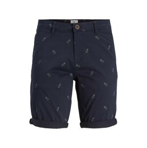 JACK & JONES Chino kalhoty 'Bowie'  námořnická modř / pastelově zelená