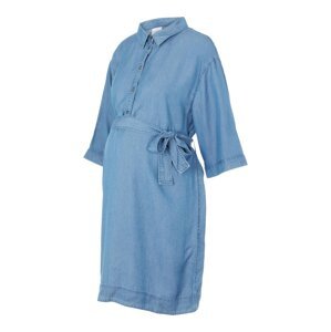 MAMALICIOUS Košilové šaty 'Hope'  modrá džínovina