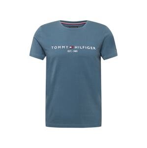 TOMMY HILFIGER Tričko  chladná modrá / tmavě modrá / červená / bílá