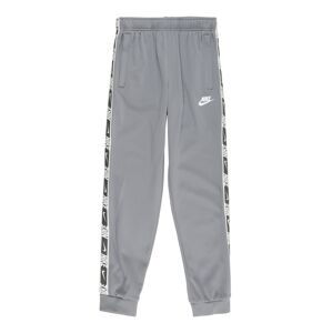 Nike Sportswear Kalhoty  šedá / černá / bílá