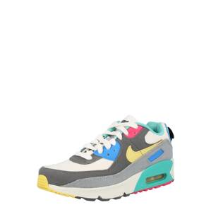 Nike Sportswear Tenisky 'Air Max 90'  krémová / limone / tmavě šedá / šedý melír / nefritová