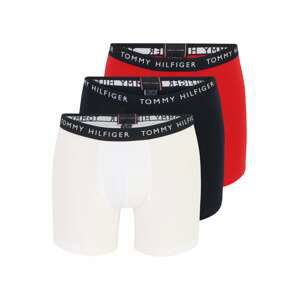 Tommy Hilfiger Underwear Boxerky  bílá / ohnivá červená / tmavě modrá