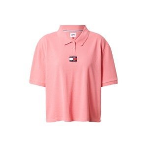 Tommy Jeans Tričko  pink / černá / červená / bílá