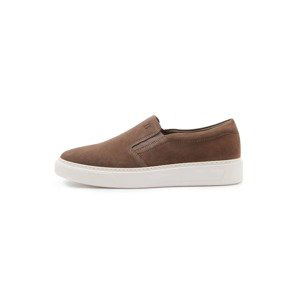 Boggi Milano Slip on boty 'Suede'  světle hnědá