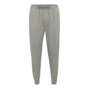 Calvin Klein Underwear Pyžamové kalhoty  šedý melír / černá