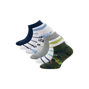 EWERS Ponožky  námořnická modř / světlemodrá / šedá / trávově zelená / bílá