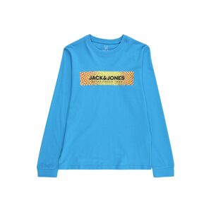 Jack & Jones Junior Tričko 'You'  azurová / žlutá / oranžová / černá