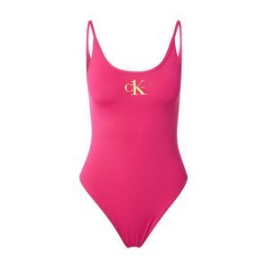 Calvin Klein Swimwear Plavky  žlutá / tmavě růžová
