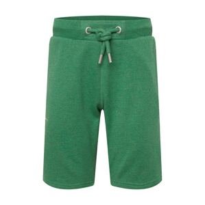 Superdry Kalhoty  trávově zelená