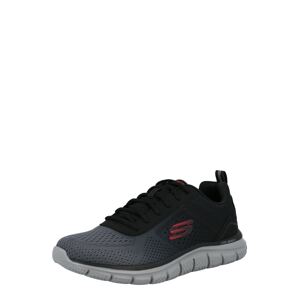 SKECHERS Tenisky  tmavě šedá / tmavě růžová / černá