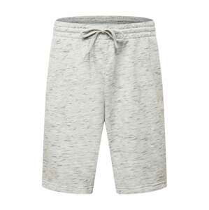 ADIDAS PERFORMANCE Sportovní kalhoty  šedý melír / bílá
