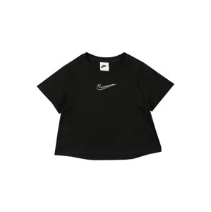 Nike Sportswear Tričko  černá / bílá