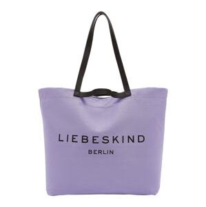 Liebeskind Berlin Nákupní taška 'Aurora'  černá / světle fialová