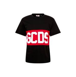 GCDS Tričko  červená / černá / bílá