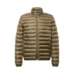 TOMMY HILFIGER Přechodná bunda  khaki / bílá / marine modrá / červená