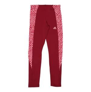 ADIDAS SPORTSWEAR Sportovní kalhoty  růžová / burgundská červeň