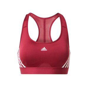 ADIDAS SPORTSWEAR Sportovní podprsenka  burgundská červeň / bílá