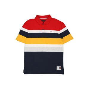 TOMMY HILFIGER Tričko  námořnická modř / červená / žlutá / bílá / světle šedá