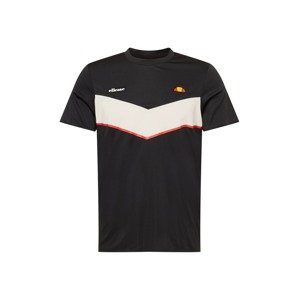 ELLESSE Funkční tričko 'Sven'  černá / offwhite / korálová / jasně oranžová