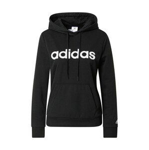 ADIDAS SPORTSWEAR Sportovní mikina  černá / bílá