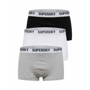 Superdry Boxerky  šedý melír / černá / bílá