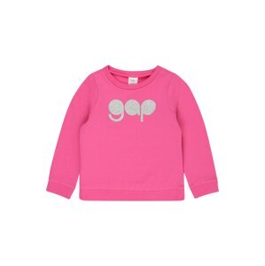 GAP Mikina  pink / stříbrná