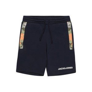 Jack & Jones Junior Kalhoty 'Pete'  námořnická modř / bílá / khaki / broskvová / jablko