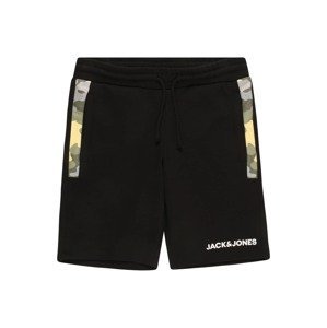 Jack & Jones Junior Kalhoty 'PETE'  žlutá / šedá / khaki / černá