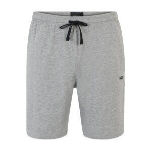 BOSS Black Pyžamové kalhoty 'Mix&Match Short CW'  šedý melír / černá