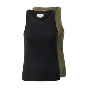 ONLY Top 'Lindsay'  černá / khaki