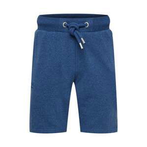 Superdry Kalhoty  modrý melír