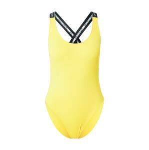 Calvin Klein Swimwear Plavky  žlutá / černá / bílá